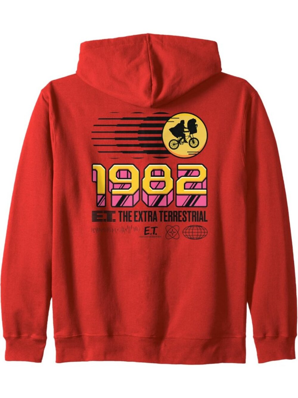 Retro E.T. Extra-Terrestrial 1982 Zip Hoodie | Vintage Style, Cozy, Unisex